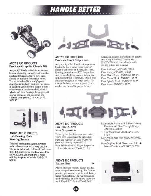 Rc10 classic deals hop up parts